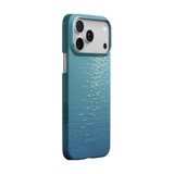 Pitaka: Glints of Gold Ultra-Slim Case for iPhone 17 Pro Max (Lucid Blue)