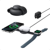 A83D1HA1 Anker MagGo USB-C Adapter (3-in-1, 10Gbps, For iPhone) Gray