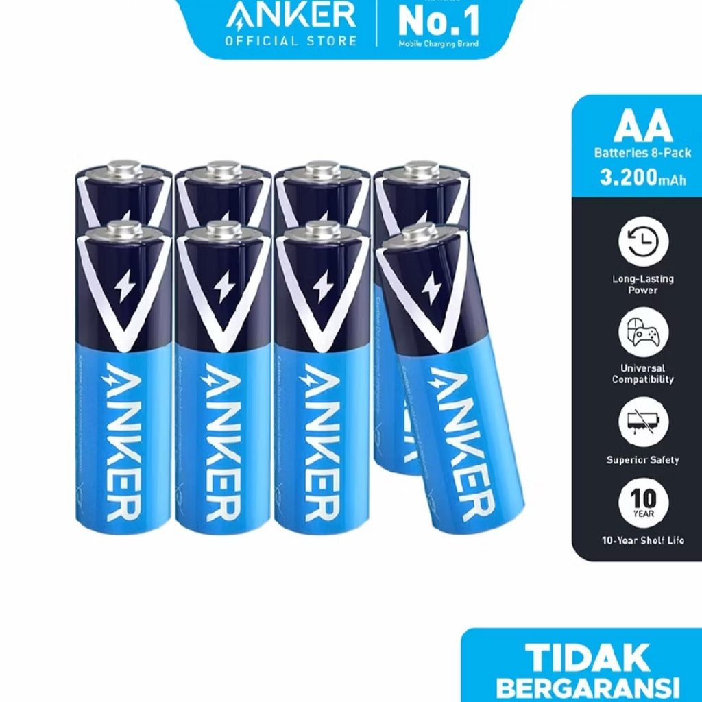 B1820H13 Anker AAA Alkaline Batteries 8-pack B1820H13 Anker AAA Alkaline Batteries 8-pack