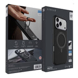 Levelo Iris Pro Magsafe Liquide Silicone Case For iPhone 17 Pro Max - Black
