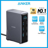 A83B62A1 Anker Prime Charging Docking Station (14-in-1, Dual Display, 160W)