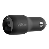 BELKIN:BELKIN DUAL CAR CHARGER WITH PPS USB-C & USB-A 37W
