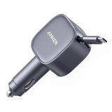 A2738HA2 Anker Nano Car Charger (75W, USB-C Port Built-In Retractable USB-C Cable) Europe Gray