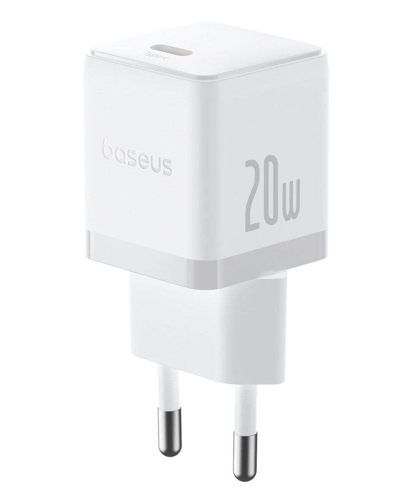 Baseus Palm Fast Charger C+U 20W EU Moon White Baseus Palm Fast Charger C+U 20W EU Moon White