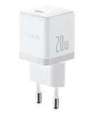 Baseus Palm Fast Charger C+U 20W EU Moon White