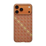 Pitaka: Happiness Rides In PITAKA Edge Case for iPhone 17 Pro Max (Amber）