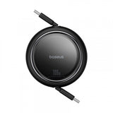 Baseus Free2Draw Mini Retractable Charging Cable Type-C to Type-C 100W 1m Cluster Black