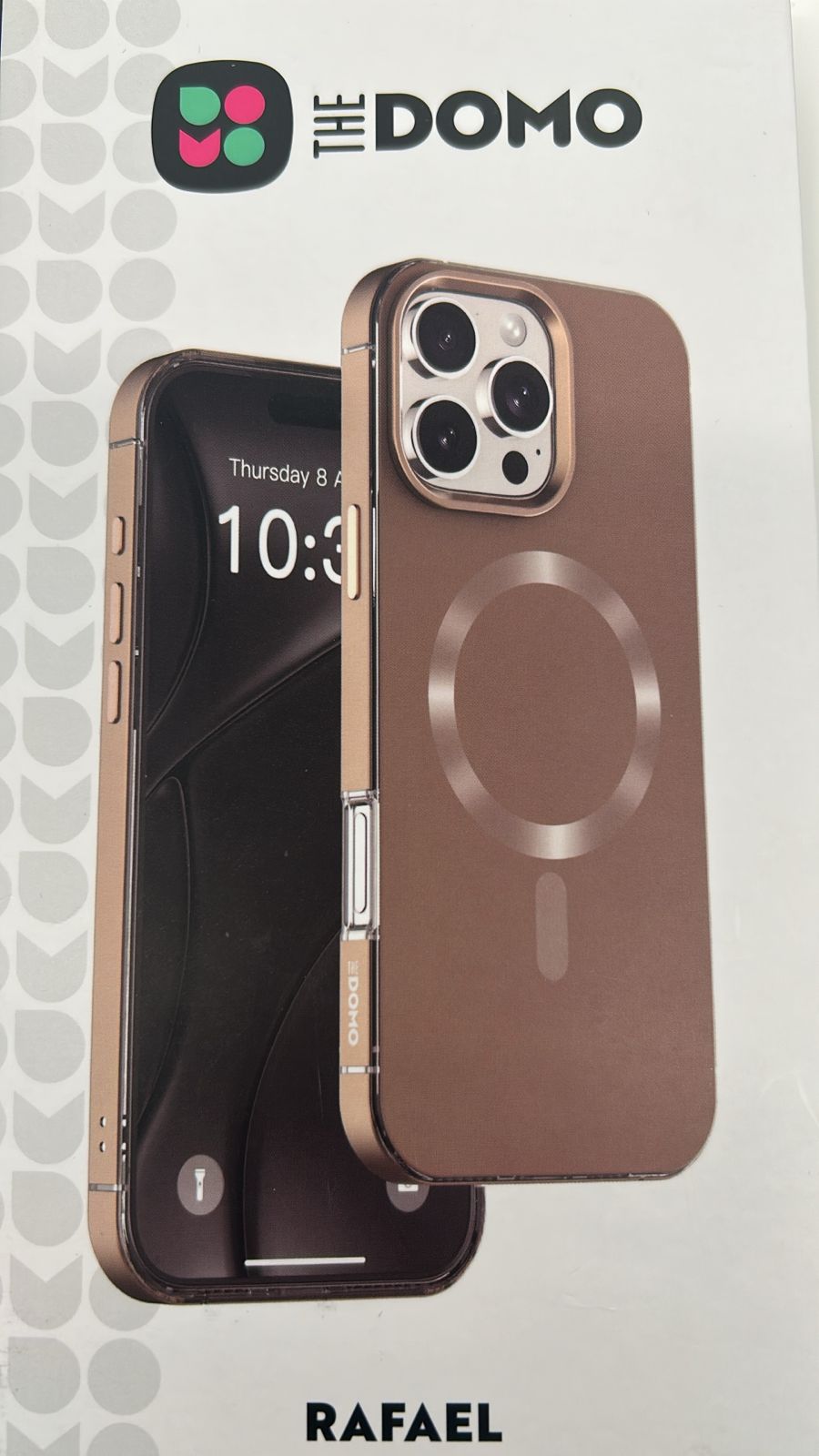 the domo RAFAEL FOR IPHONE 16 PRO TITANIUM– Cellbay the domo RAFAEL FOR IPHONE 16 PRO TITANIUM– Cellbay