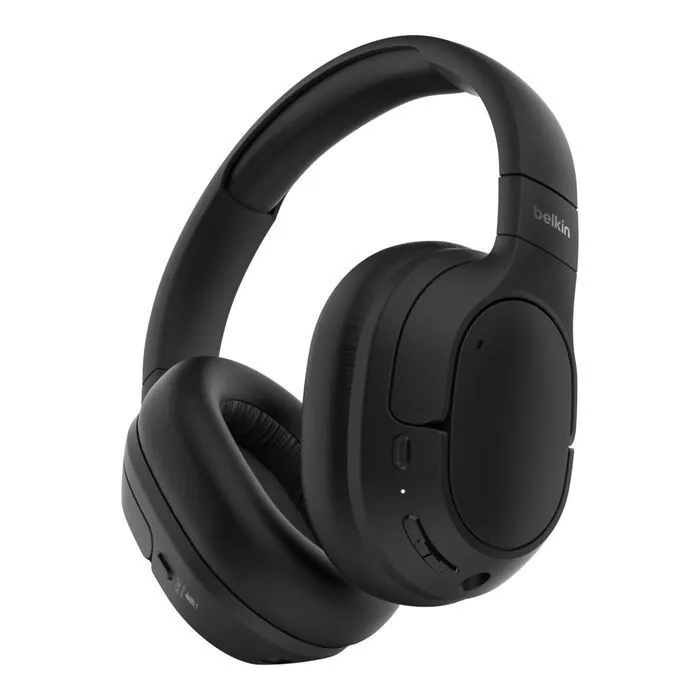 Belkin SOUNDFORM ISOLATE NOISE CANCELLING HEADPHONES, BLACK Belkin SOUNDFORM ISOLATE NOISE CANCELLING HEADPHONES, BLACK