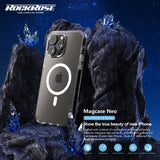 Rockrose: iPhone 17 Air HD Transparent MagSafe Compatible Phone Case