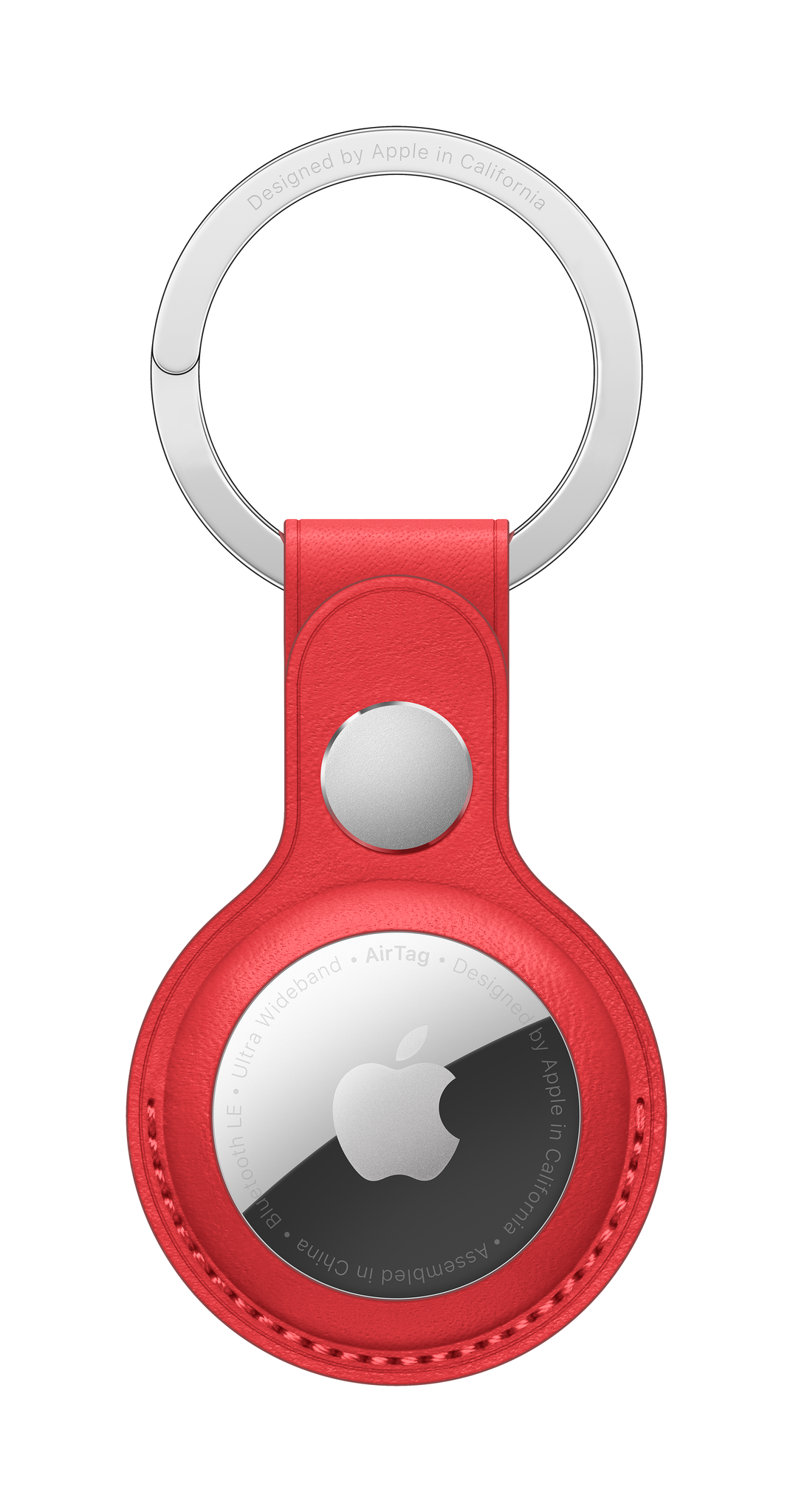 Airtag Leather Key Ring