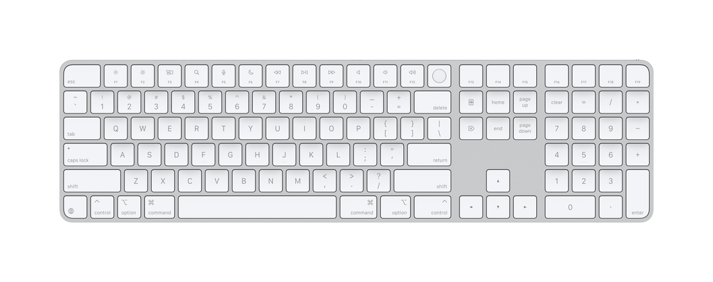 Magic Keyboard with Touch ID and Numeric Keypad for Mac