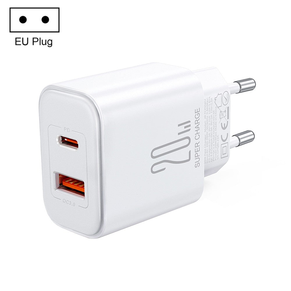 Baseus GaN5 Pro Fast Charger 2C+U 65W EU White(Include:Baseus Xiaobai series fast charging Cable Type-C to Type-C 100W(20V/5A) 1m White) Baseus GaN5 Pro Fast Charger 2C+U 65W EU White(Include:Baseus Xiaobai series fast charging Cable Type-C to Type-C 100W(20V/5A) 1m White)