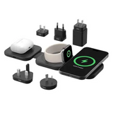 Belkin BOOST CHARGE PRO QI2 15w Magnetic 3in1 Folding Travel Wireless Charging Pad , Black