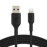 BELKIN: BELKIN USB-A TO LIGHTNING CABLE (1M)-BLACK