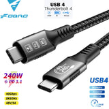A84N0011 Anker Thunderbolt 4 Cable Ultra Fast Data Transfer (3.3 ft/ 240W/ 40 Gbps/ Braided)