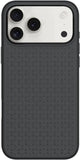 Levelo Fiora MagSafe Liquid Silicone Case With Pattern For iPhone 17 Pro - Silver