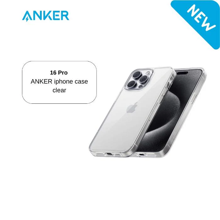 A90H4H0A Anker Phone Case Clear iphone 16 Pro A90H4H0A Anker Phone Case Clear iphone 16 Pro
