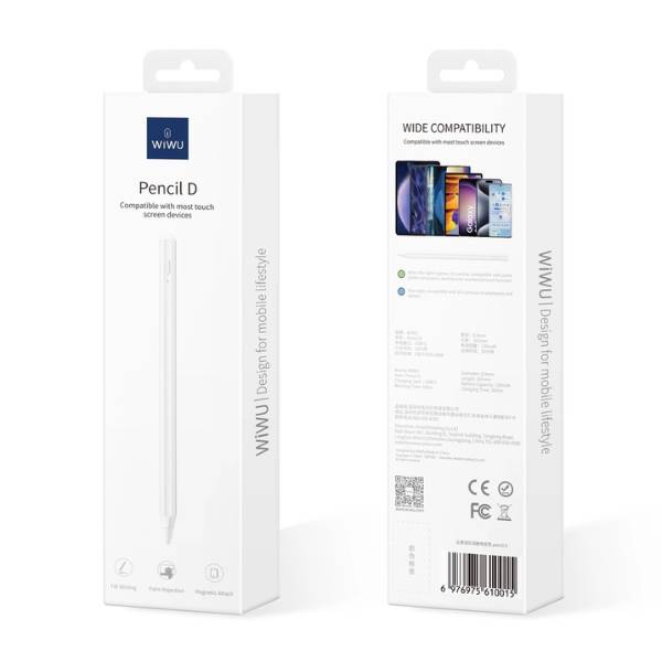 WIWU Pencil D White Universal Stylus Pen WIWU Pencil D White Universal Stylus Pen