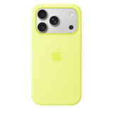 iPhone 17 Pro Silicone Case with MagSafe – Neon Yellow