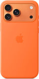 iPhone 17 Pro Silicone Case with MagSafe – Orange